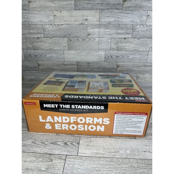 Lakeshore Meet The Standards Earth Science Kit Landforms And Erosion New - Picture 3 of 3
